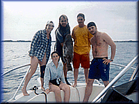 Capt AJ with his guests making memories
